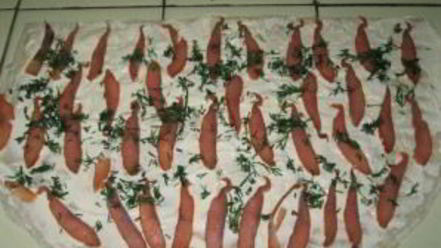 Рецепт рулетиков из лаваша с рыбой