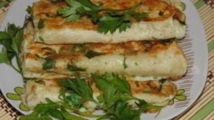 Рецепт рулетиков из лаваша жареные