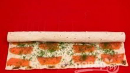 Рецепт рулетиков с лавашом