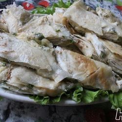 Рецепт Рулетов из лаваша с сыром и зеленью