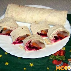 Рецепт Шубы в лаваше