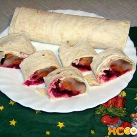 Рецепт Шубы в лаваше