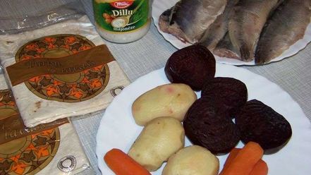 Рецепт шубы в лаваше