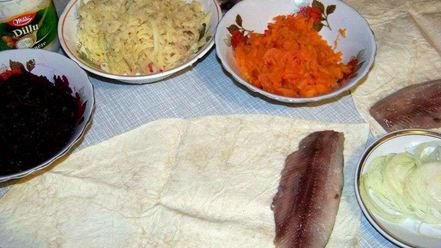 Рецепт шубы в лаваше