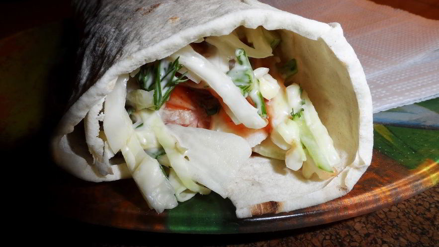 Рецепт сосиски в лаваше