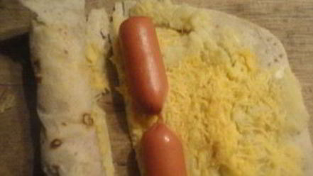 Рецепт сосисок в лаваше жареные
