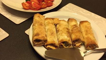 Рецепт сулугуней в лаваше