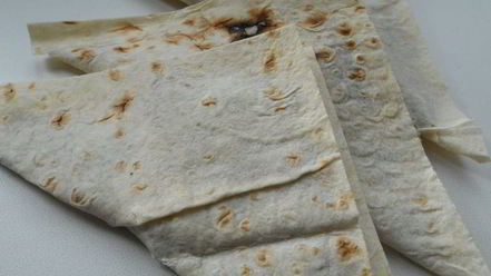 Рецепт треугольничков из лаваша с картофелем и грибами