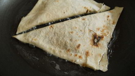 Рецепт треугольничков из лаваша с картофелем и грибами