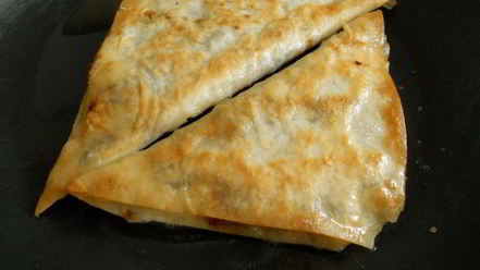 Рецепт треугольничков из лаваша с картофелем и грибами