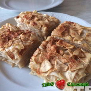 Рецепт Яблочно-медового десерт из лаваша