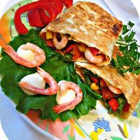 Закуска из лаваша Средиземноморский завтрак