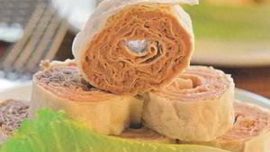 Рецепт закусок из лаваша с начинкой