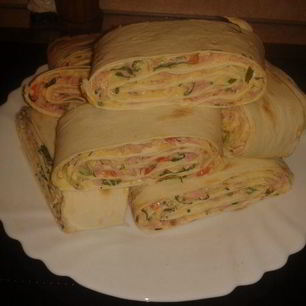 Рецепт Закусок из лаваша