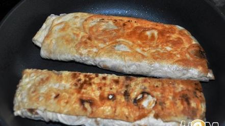Рецепт жареного лаваша с картофелем и фаршем