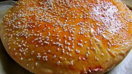 Рецепт арабской лепешки bint al-sahn