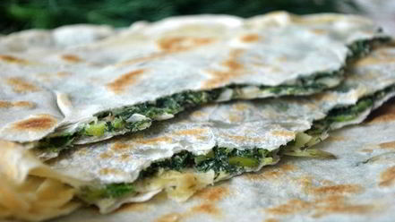 Рецепт бакинских лепешек с зеленью