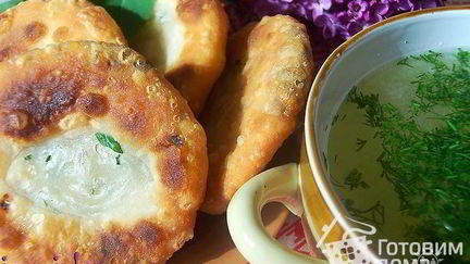 Рецепт Катламы — Узбекских луковых лепешек