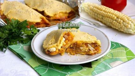 Рецепт кукурузных лепешек с говядиной