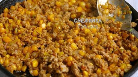 Рецепт кукурузных лепешек с говядиной