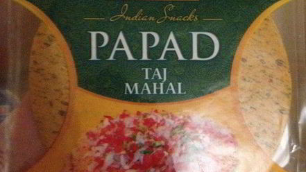 Рецепт кусочков курицы в индийской лепешке с манго и лаймовой заправкой