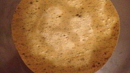 Рецепт кусочков курицы в индийской лепешке с манго и лаймовой заправкой