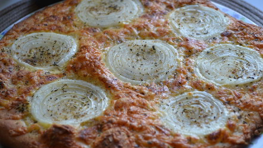 Рецепт лепешки луковой