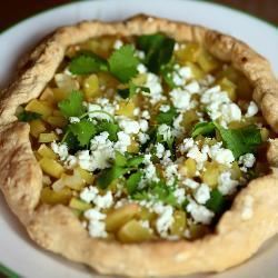 Рецепт Лепешки с картофелема и брынзоя