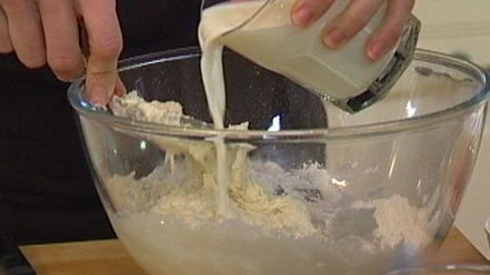 Рецепт лепешки с моцареллой, фетой и орегано