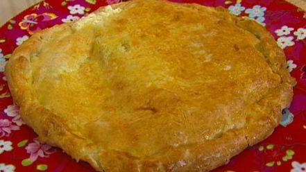 Рецепт лепешки с моцареллой, фетой и орегано