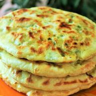 Рецепт Лепешки с сыром и чесноком