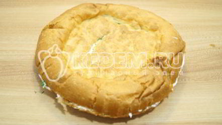 Рецепт лепешки с сыром и зеленью