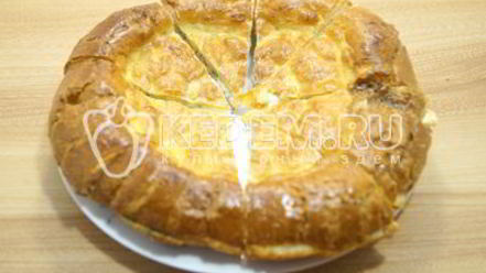 Рецепт лепешки с сыром и зеленью