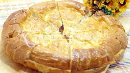 Рецепт лепешки с сыром и зеленью