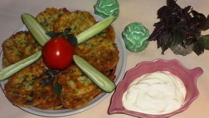 Рецепт Лепешек из брынзы с зеленью