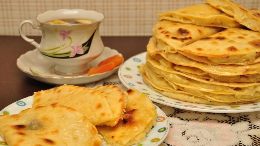 Рецепт лепешек кыстыбый