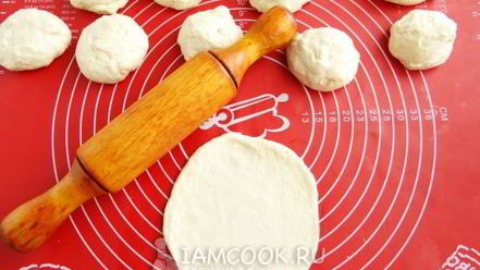 Рецепт лепешек с луком на сковороде