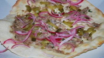 Рецепт лепешек с сыром и фаршем