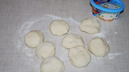 Рецепт лепешек с сыром и фаршем