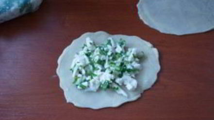 Рецепт лепешек с творогом и зеленью