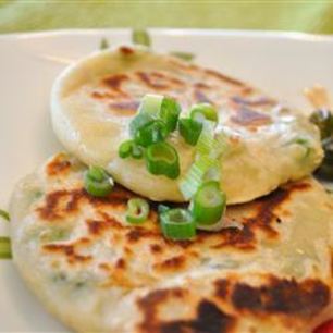 Рецепт Лепешек с зеленым луком