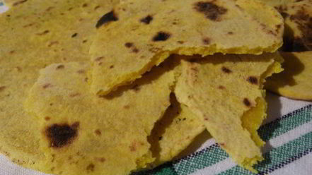 Рецепт манных лепёшек с куркумой