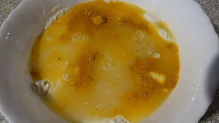 Рецепт манных лепёшек с куркумой