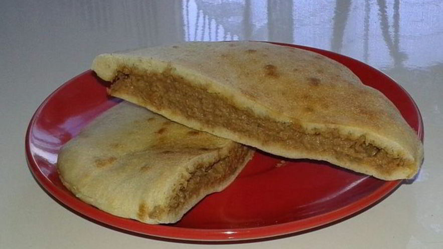 Рецепт питы с паштетом из куриной печени