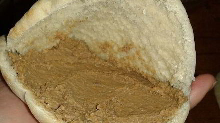 Рецепт питы с паштетом из куриной печени