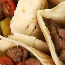 Рецепт Питы с теплым салатом