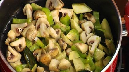 Рецепт питы с теплым салатом