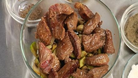 Рецепт питы с теплым салатом