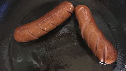 Рецепт сосисок в лепешках