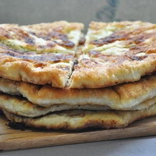 Рецепт Тонких лепешек с зеленью